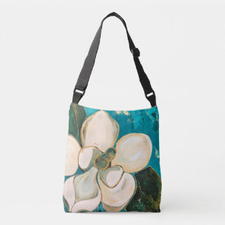 O bolsa floral do Cruz-corpo da magnólia da