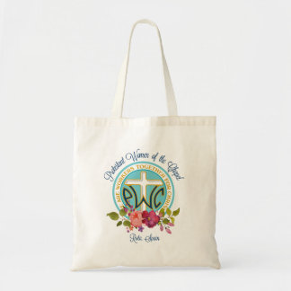O bolsa floral do logotipo de PWOC