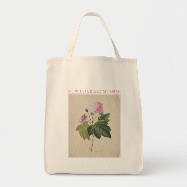 O bolsa pintado do mantimento da flor (Frente)