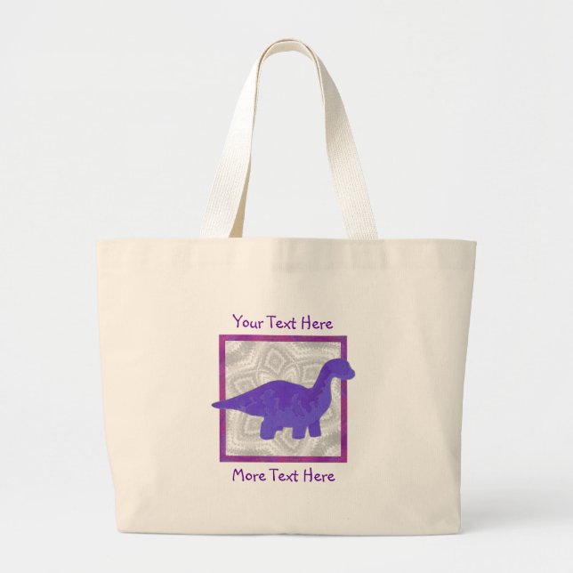 O bolsa roxo de Dino (Frente)
