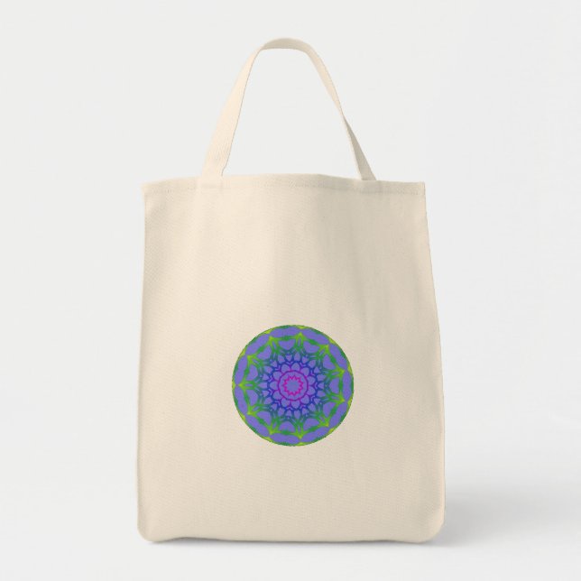 O bolsa tribal da bolsa de compra da mandala (Frente)