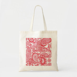 O bolsa vermelho de Paisley