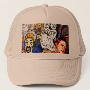 O boné do camionista da arte/grafites da rua de