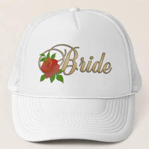 O BONÉ Dourado & branco da noiva com aumentou