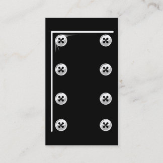 O branco do cozinheiro chefe abotoa o cartão de