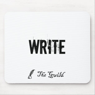O branco ESCREVE Mousepad
