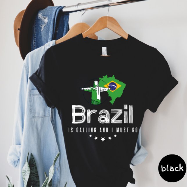 O Brasil Está Ligando E Preciso Ir Para A Camiseta (Criador carregado)