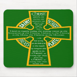 O Breastplate Mousepad de St Patrick