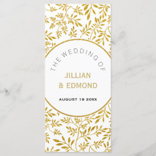 O brilho Dourado deixa o programa do casamento do