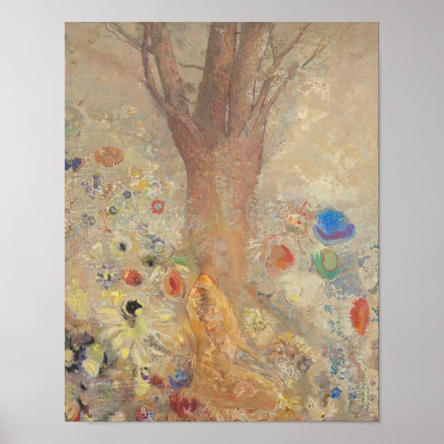 O Buda por Odilon Redon Impressão (Frente)