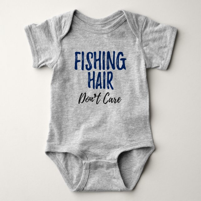 O cabelo da pesca do bebê não se importa a camisa (Frente)