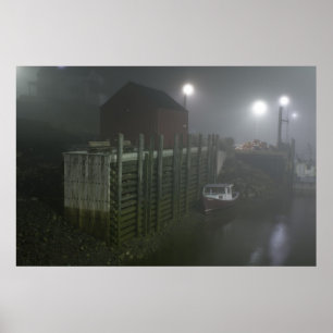 O Cachorro do Porto de Hall na impressão de arte d