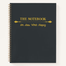 O Caderno | Diário Minimalista Carvão Dourado