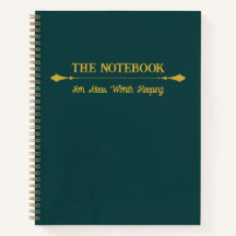 O Caderno | Diário Minimalista Esmeralda Dourado