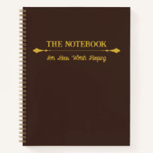 O Caderno | Diário Minimalista Espresso Dourado