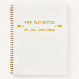 O Caderno | Diário Minimalista Marfim Dourado