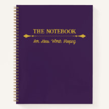 O Caderno | Diário Minimalista Royal Plum Dourado