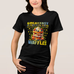 o café da manhã é melhor com waffles