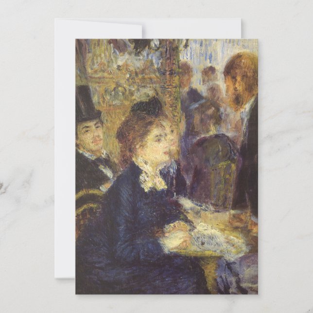 O café de Pierre Renoir, Impressionismo Vintage (Frente)