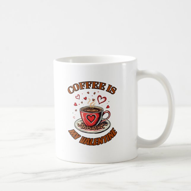 O café é o meu Namorados - a caneca perfeita para  (Direita)