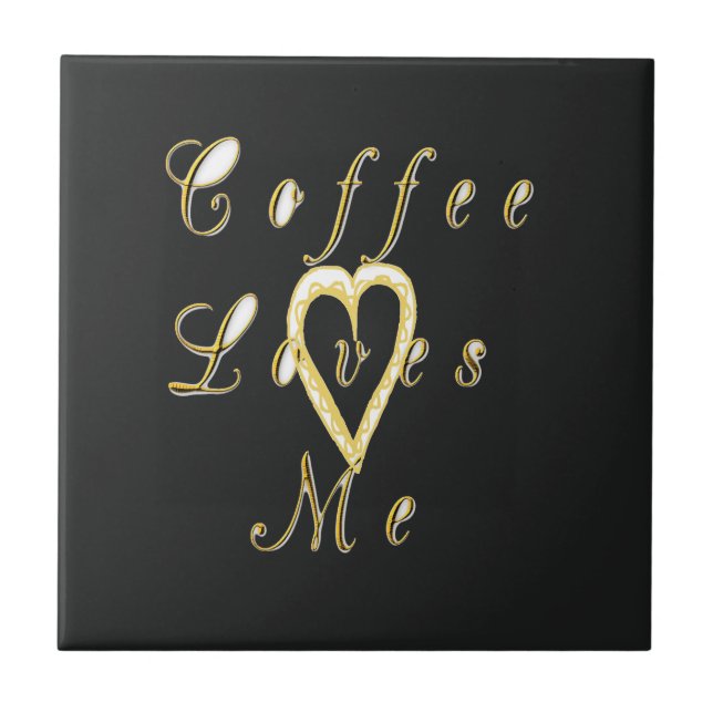 O café me ama. (Frente)