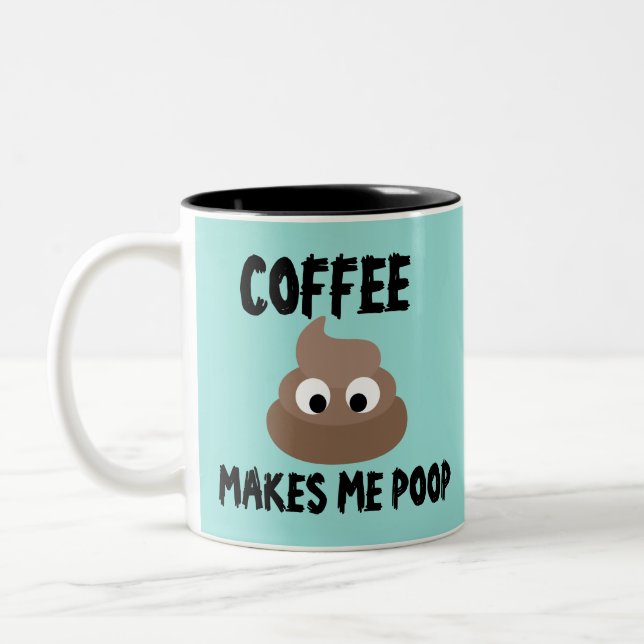 O CAFÉ ME FAZ FAZER COCA MUG XÍCARA (Esquerda)