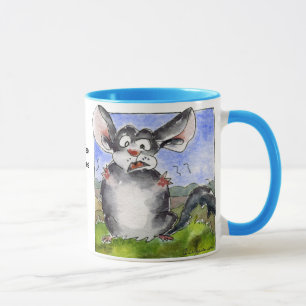 O café relaxa-me! Caneca engraçada dos desenhos