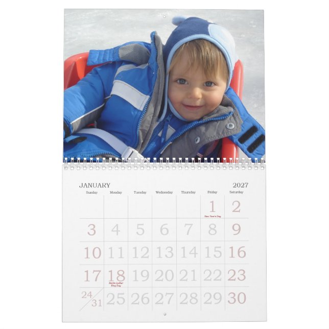 O calendário 2007 de Aden (Jan 2027)