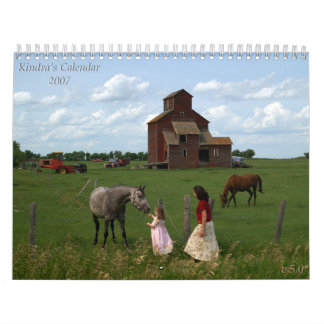 O calendário 2007 de Kindra