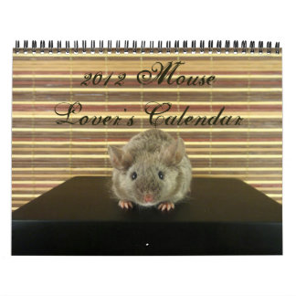 O calendário 2012 do amante do rato