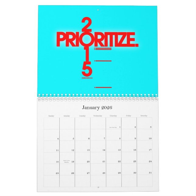 O calendário 2015 de Embiggen (Jan 2026)