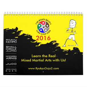 O calendário 2016 do Dojo II de Ryukyu