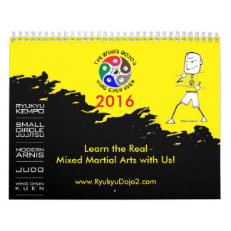 O calendário 2016 do Dojo II de Ryukyu
