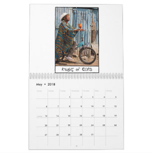 O calendário 2018 de Tarot do gueto
