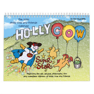 O Calendário 2021 da Holly Cow e Amigos