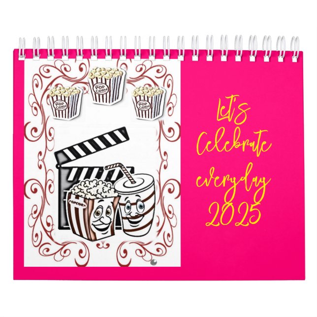 O Calendário 2025 Comemora O Vamos Popcorn Todos O (Capa)