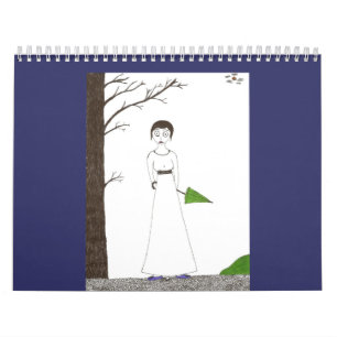 O calendário assustador & bonito de Jane Austen