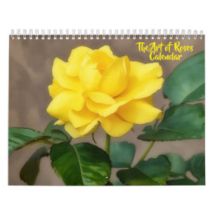 O Calendário da Arte das Rosas para Amantes de Flo