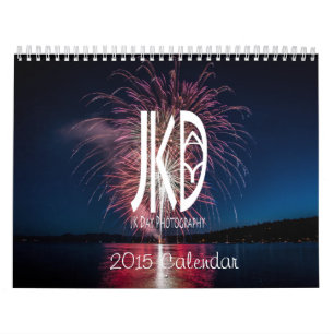 O calendário da fotografia 2015 do dia de JK