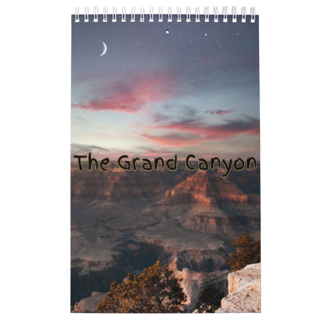 O Calendário da Parede da Coleção Grand Canyon (Capa)