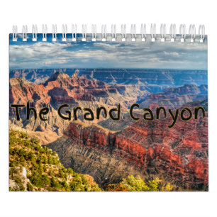 O Calendário da Parede da Coleção Grand Canyon
