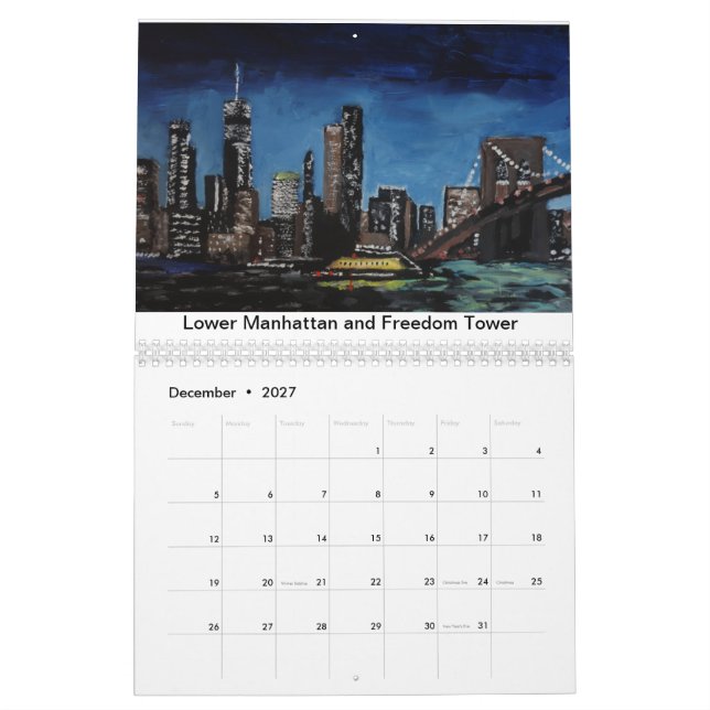 O Calendário da Ponte do Brooklyn 2023 (Dez 2027)
