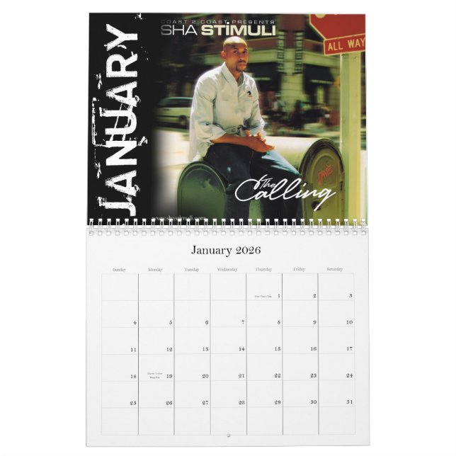 O calendário da série 2013 da fita do aluguel (Jan 2026)