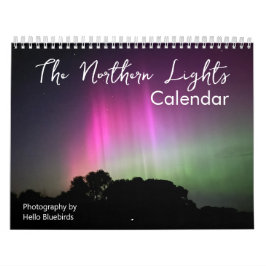 O calendário das luzes do Norte por Hello Bluebird