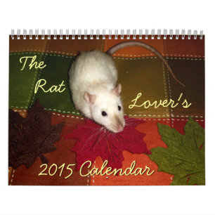 O calendário de 2015 do Rat Lover