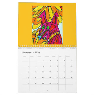 O Calendário de Cães Coloridos