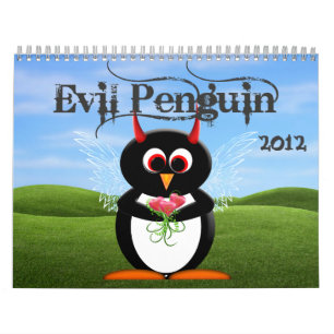 O CALENDÁRIO DE desenho do MAU PENGUIN™ 2012