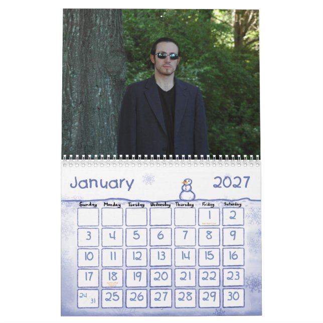 O calendário de Donald (Jan 2027)