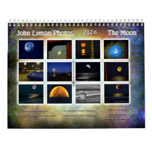O Calendário de Fotos da Lua 2026