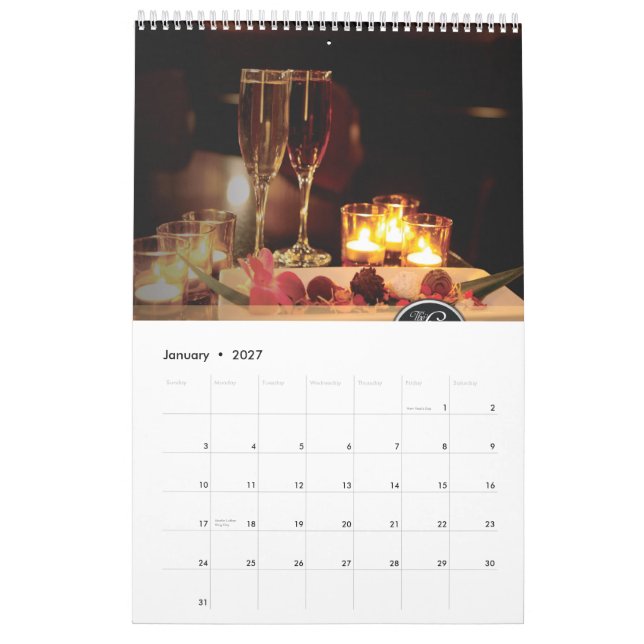 O calendário de LIQ New York 2012 (Jan 2027)